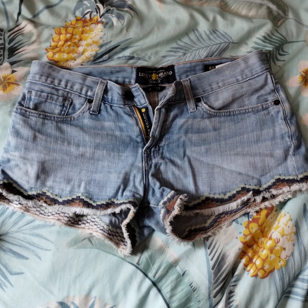 Lucky Brand Shorts with Embroidery